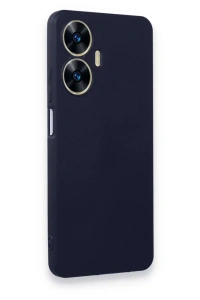 Realme C55 Kılıf First Silikon - Lacivert