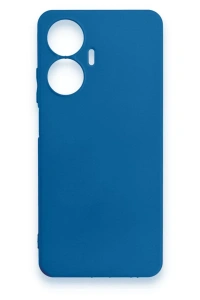 Realme C55 Kılıf First Silikon - Mavi
