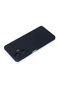 Realme C55 Kılıf Nano içi Kadife Silikon - Lacivert