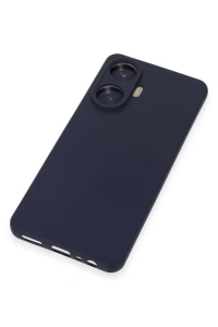 Realme C55 Kılıf Nano içi Kadife Silikon - Mor