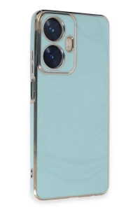 Realme C55 Kılıf Volet Silikon - Açık Yeşil