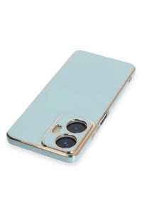 Realme C55 Kılıf Volet Silikon - Açık Yeşil