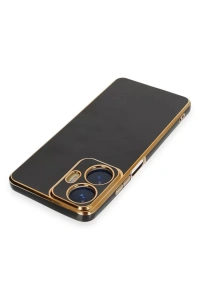 Realme C55 Kılıf Volet Silikon - Siyah