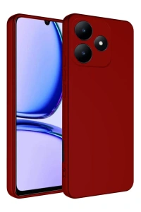 Realme C61 Kılıf First Silikon - Kırmızı