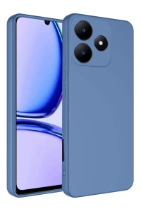 Realme C61 Kılıf First Silikon - Mavi