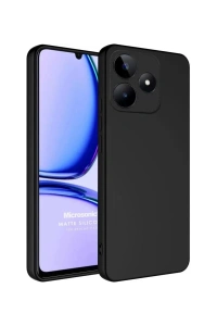 Realme C61 Kılıf First Silikon - Siyah