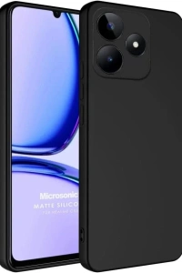 Realme C61 Kılıf First Silikon - Siyah