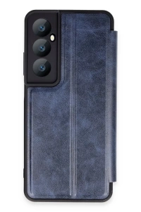 Realme C65 Kılıf Flip Cover - Lacivert