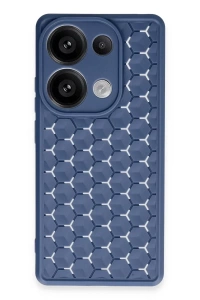 Realme C65 Kılıf Petek Silikon Kapak - Lacivert