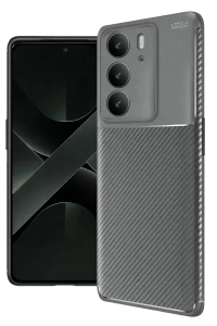 Realme C75 4G Auto Focus Karbon Kapak - Gri