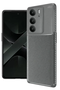 Realme C75 4G Auto Focus Karbon Kapak - Gri