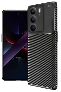 Realme C75 4G Auto Focus Karbon Kapak - Siyah