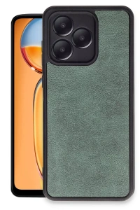 Realme Note 50 4G Kılıf Aras Deri Kapak - Koyu Yeşil