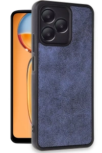 Realme Note 50 4G Kılıf Aras Deri Kapak - Lacivert