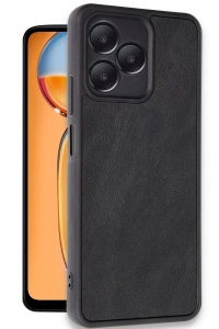 Realme Note 50 4G Kılıf Aras Deri Kapak - Siyah