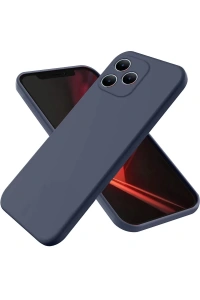 Realme Note 50 4G Kılıf First Silikon - Lacivert