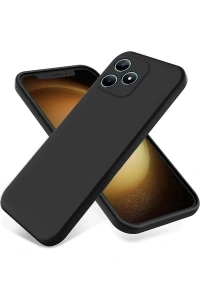 Realme Note 50 4G Kılıf First Silikon - Siyah