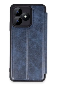 Realme Note 50 4G Kılıf Flip Cover - Lacivert