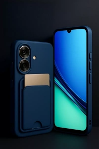 Realme Note 60 Kelvin Kartvizitli Silikon - Bordo