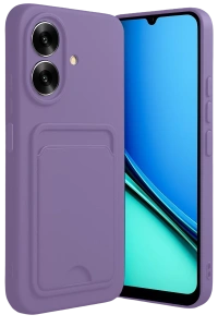 Realme Note 60 Kelvin Kartvizitli Silikon - Lila