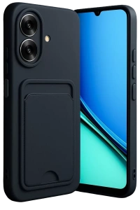 Realme Note 60 Kelvin Kartvizitli Silikon - Siyah