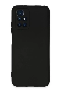 Redmi 10 2022 Kılıf Nano içi Kadife Silikon - Siyah