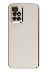 Redmi 10 2022 Kılıf Volet Silikon - Beyaz