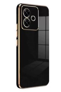 Redmi 13 4G Kılıf Volet Silikon - Siyah
