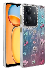 Redmi 13C Kılıf Blade Aynalı Desenli Kapak - Desen 4