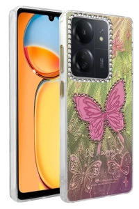 Redmi 13C Kılıf Blade Aynalı Desenli Kapak - Desen 5