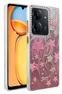 Redmi 13C Kılıf Blade Aynalı Desenli Kapak - Desen 7