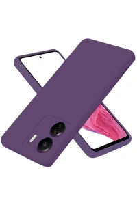 Redmi 13C Kılıf First Silikon - Mor