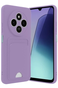 Redmi 14C Kelvin Kartvizitli Silikon - Lila