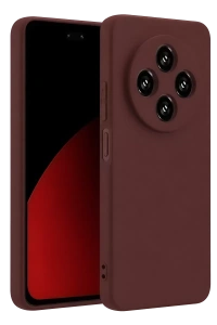 Redmi 14C Kılıf First Silikon - Bordo