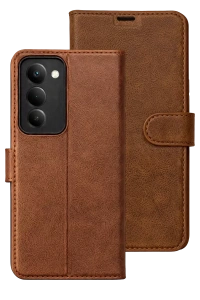 Redmi 15 5G Trend S Plus Kapaklı Kılıf - Taba