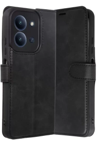 Redmi 15C 4G Trend S Plus Kapaklı Kılıf - Siyah