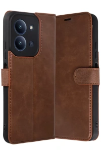 Redmi 15C 4G Trend S Plus Kapaklı Kılıf - Taba