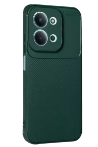 Redmi 15C 5G Auto Focus Karbon Kapak - Koyu Yeşil