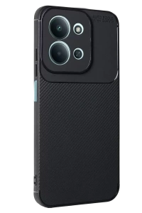 Redmi 15C 5G Auto Focus Karbon Kapak - Siyah
