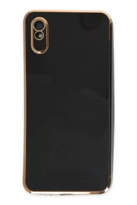 Redmi 9A Kılıf Volet Silikon - Siyah