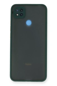 Redmi 9C Kılıf Montreal Silikon Kapak - Yeşil