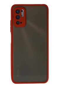 Redmi Note 10 5G Kılıf Montreal Silikon Kapak - Kırmızı