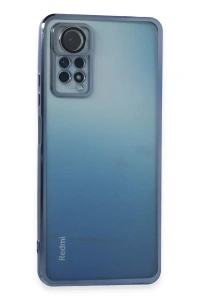 Redmi Note 11 Pro Kılıf Lensli Silikon - Açık Mavi