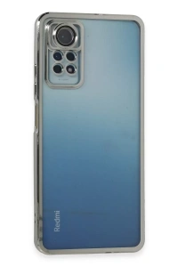 Redmi Note 11 Pro Kılıf Lensli Silikon - Gümüş
