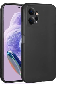 Redmi Note 12 4G Kılıf First Silikon - Siyah