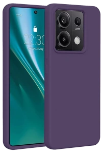 Redmi Note 13 Pro 4G Kılıf First Silikon - Mor