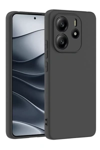 Redmi Note 14 4G Kılıf First Silikon - Siyah