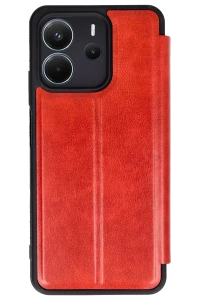 Redmi Note 14 4G Kılıf Flip Cover - Kırmızı