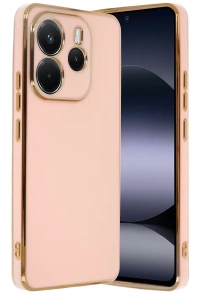 Redmi Note 14 4G Kılıf Volet Silikon - Pembe
