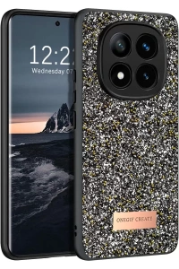 Redmi Note 14 Pro 4G Bright Simli Kapak - Gümüş